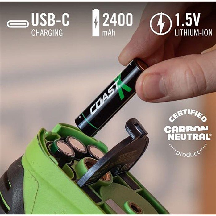 Coast PRODUCTS ZXAA RECHARGABLE BATTERY 4-PACK