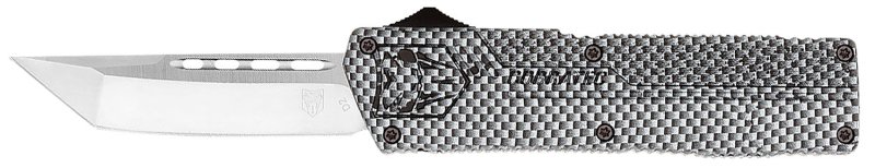 CobraTec Knives CFCTLWTNS 3.25 In D2 Steel OTF Tanto Carbon Fiber