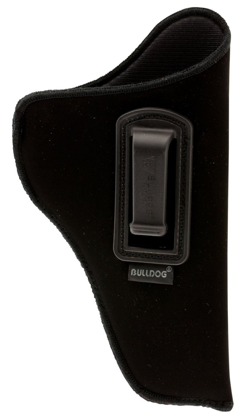 Bulldog DIP12 Deluxe IWB Holster Black Suede Right Hand 3"-4" Revolver