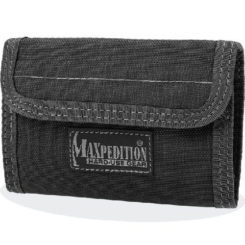 Maxpedition Spartan Wallet Black Nylon RFID Blocking