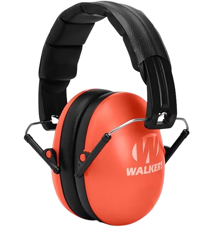 Walker's GWPFKDMCOR Youth Passive Muff 23 dB Over the Head Coral/Black