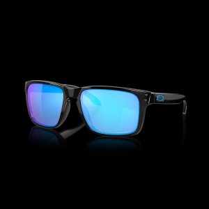 Oakley Holbrook, Prizm Sapphire Lenses, Polished Black Frame, Sunglasses
