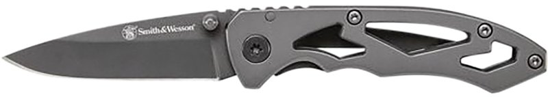 Smith & Wesson Skeletonized Folding Knife CK400CP Stainless Steel Blade 3.20" Handle Pocket Clip