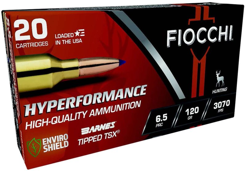 Fiocchi 65PRCTT 6.5PRC 120gr Barnes Tipped TSX Bullets 20/Box