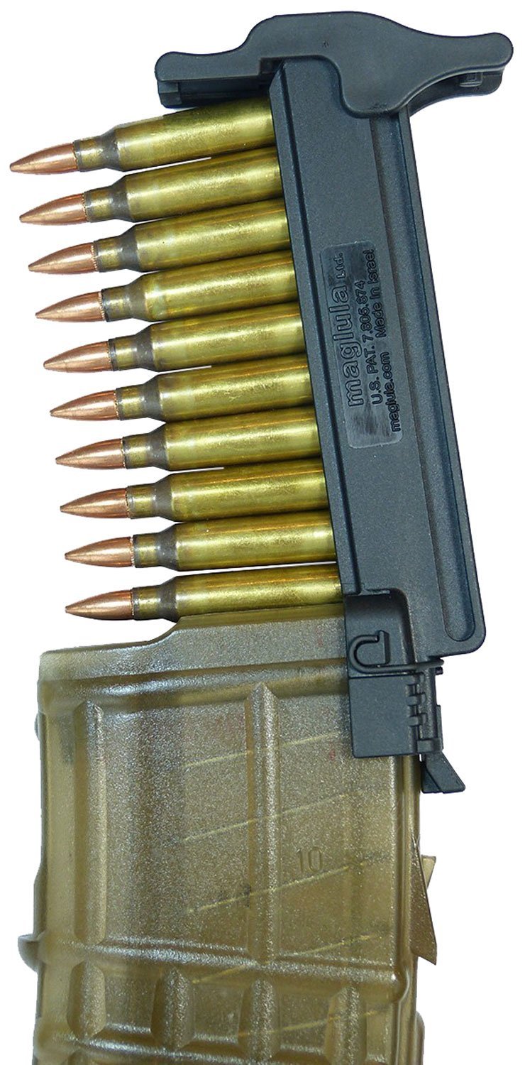 Maglula LU54B StripLULA Loader Black Polymer 10rd 223/5.56 NATO AUG