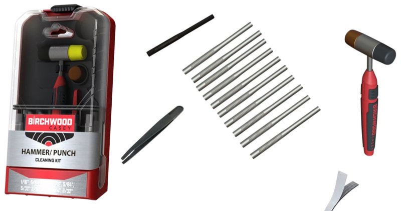 Birchwood Casey HMPNCHKIT Hammer & Punch Kit 19-Piece Heat-Treated