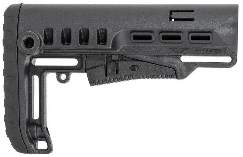 NcSTAR VG087 Collapsible Mil-Spec Stock Black Synthetic Polymer