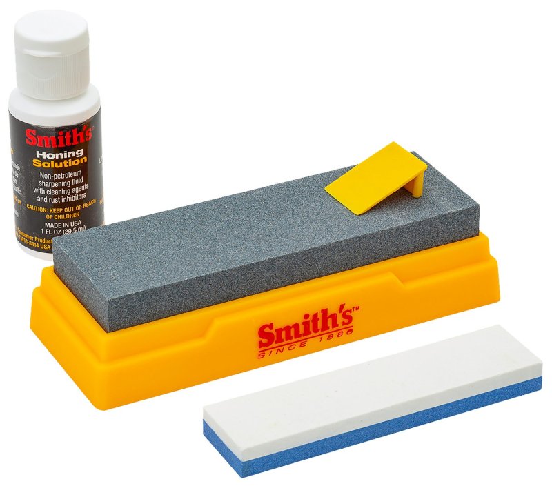Smiths 51328 Combination Bench Stone Gray/Yellow Synthetic