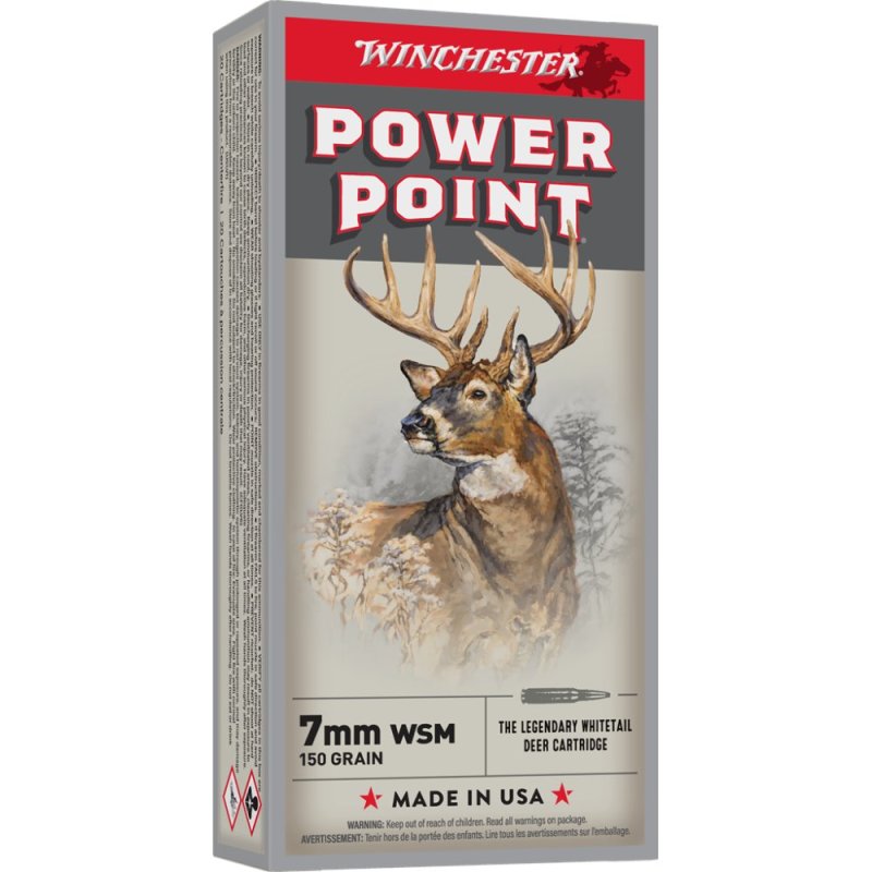 Winchester X7MMWSM 7mm WSM 150gr 20-Rounds
