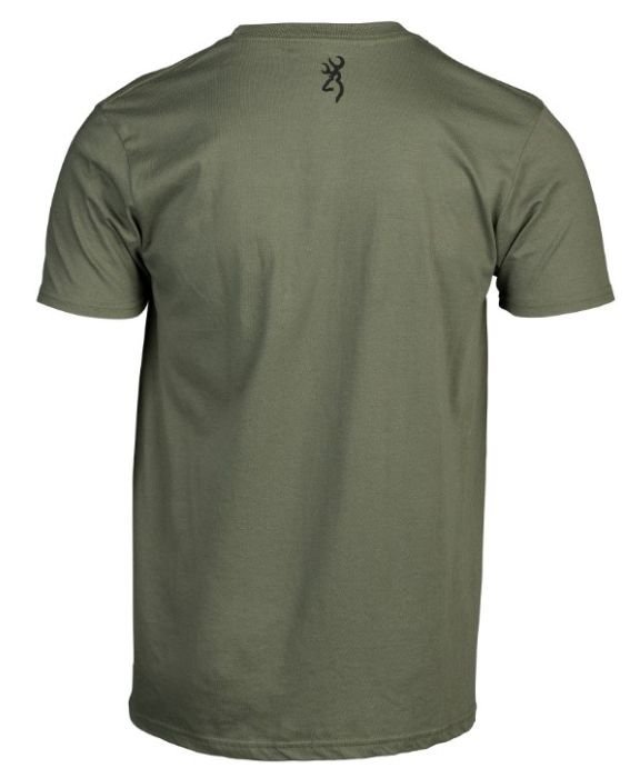 Browning SS T-SHIRT CAMO BUCKMARK GREEN/OVIX (UPC 501272)