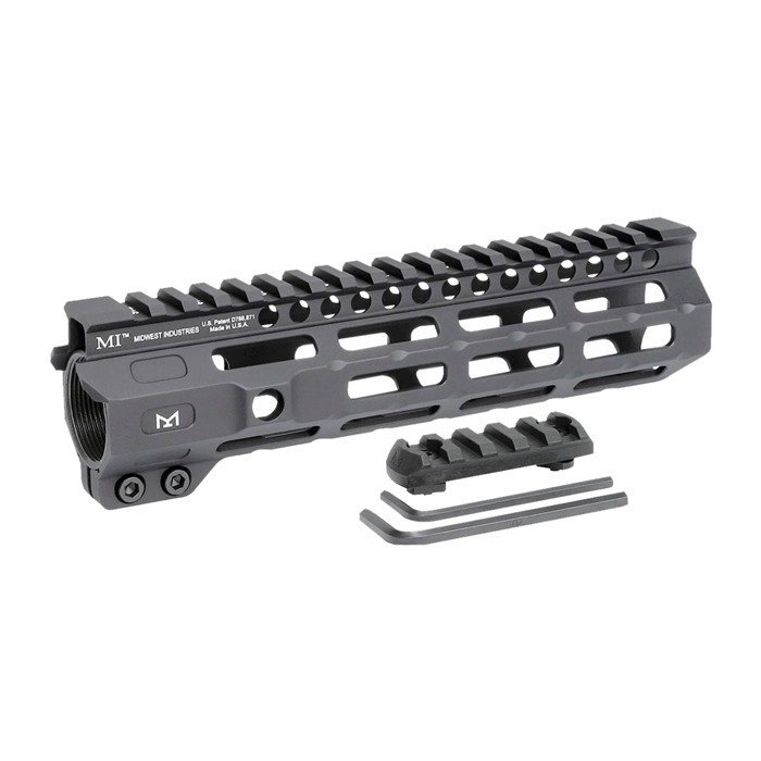 Midwest Industries MI-CRM8 Combat Handguard 8In M-LOK Aluminum Black