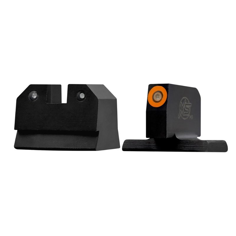 XS Sight Systems HK-R022P-6N R3D Night Sight Suppressor for HK VP9 Orange