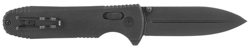 SOG Pentagon XR LTE 3.60 In Spear Point Blade Black G10 Handle