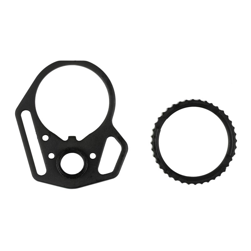 Strike Industries ARMFEP&ACN Steel End Plate in Matte Black