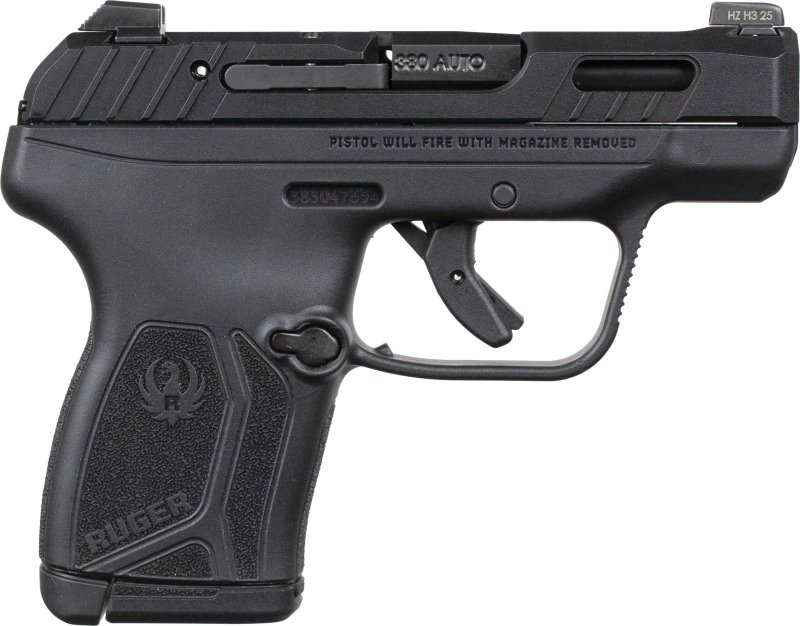 Ruger LCP .380 ACP 2.80In 11rd Black Alloy Steel Finger-Grip Ext Floorplate