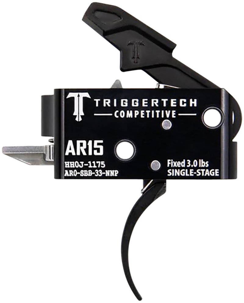 Triggertech Ar0sbb33nnp Competitive PRO Curved Single-Stage 3 LBS Fixed FOR