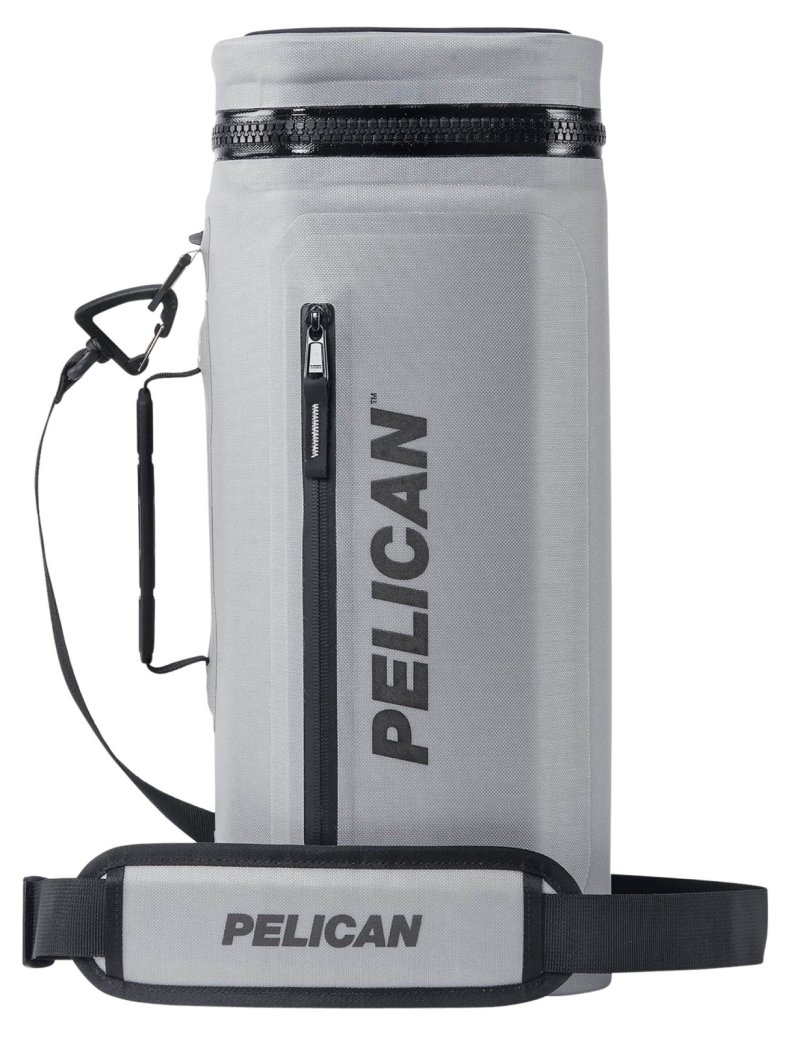 Pelican Soft Cooler Sling Style Compression Molded Grey - 10.4" x 9.2" x 21.9"