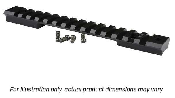 Warne 769820MOA Savage Axis Picatinny Rail 7075 Aluminum 20 MOA Black