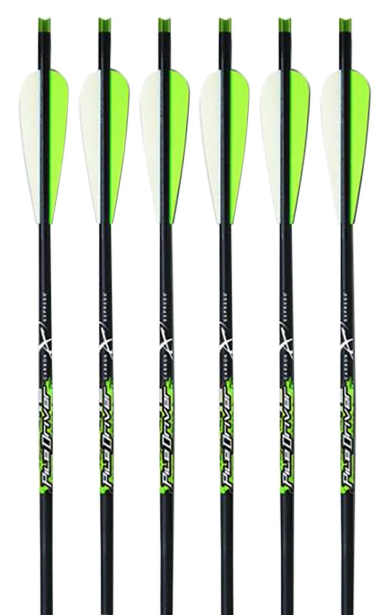 Carbon Express 52141 Piledriver Crossbolt 22 In Carbon Fiber 6 Pack