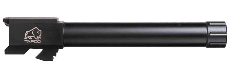 Tapco TAP22001 9mm Barrel Glock 17 Gen 1-3 Black Stainless Steel Nitride