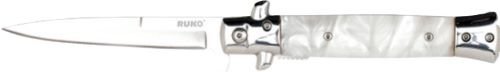 RUKO FOLDER SPRING ASSISTS 4" WHITE PEARL ACRYLIC