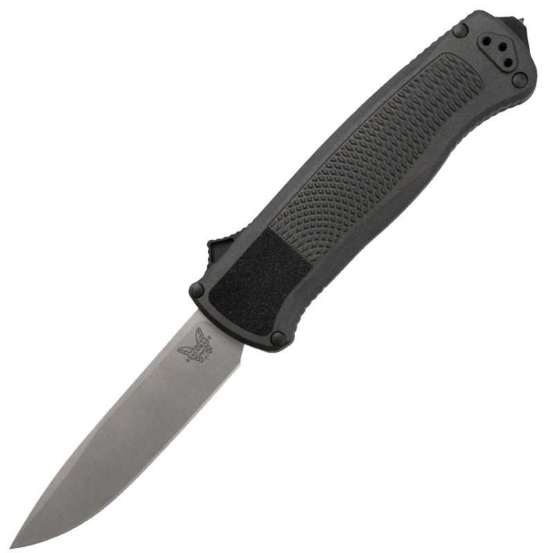 Benchmade Shootout Drop Point S30V Satin Blade All Black Handle