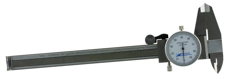 Frankford Arsenal 516503 Stainless Steel Dial Caliper 6 In with Case