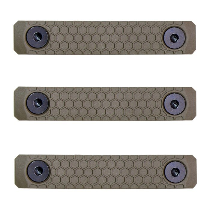 Slate Black SG-2-FDE M-LOK 2-Slot Grip Panels FDE 3-Pack