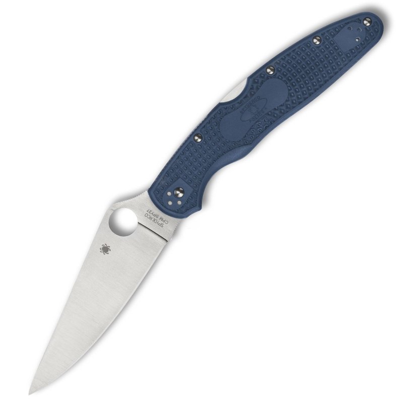 Spyderco Police 4 Lightweight Folding Knife 4.38" Drop Point Blade 9.97"