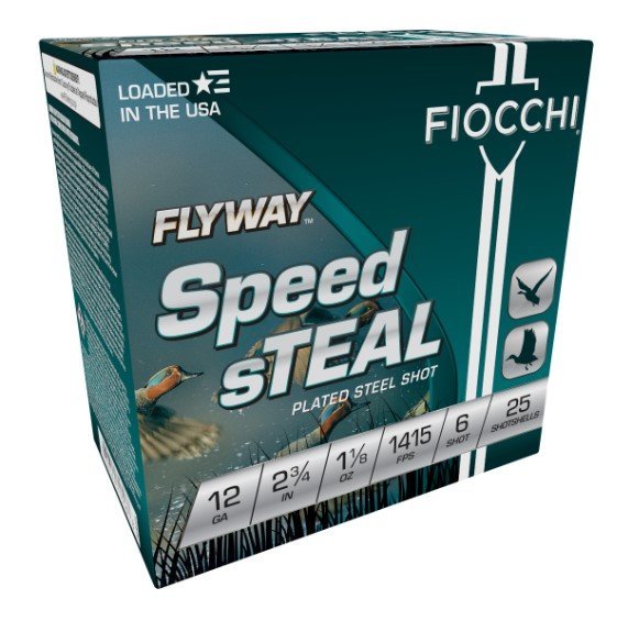 Fiocchi Flyway Speed Steel 12Ga 2.75In 1-1/8oz #6 25/Box