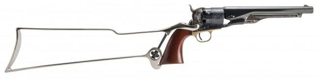 Cimarron DA60/51/61SS Revolver Shoulder Stock Steel 1860/1851/1861
