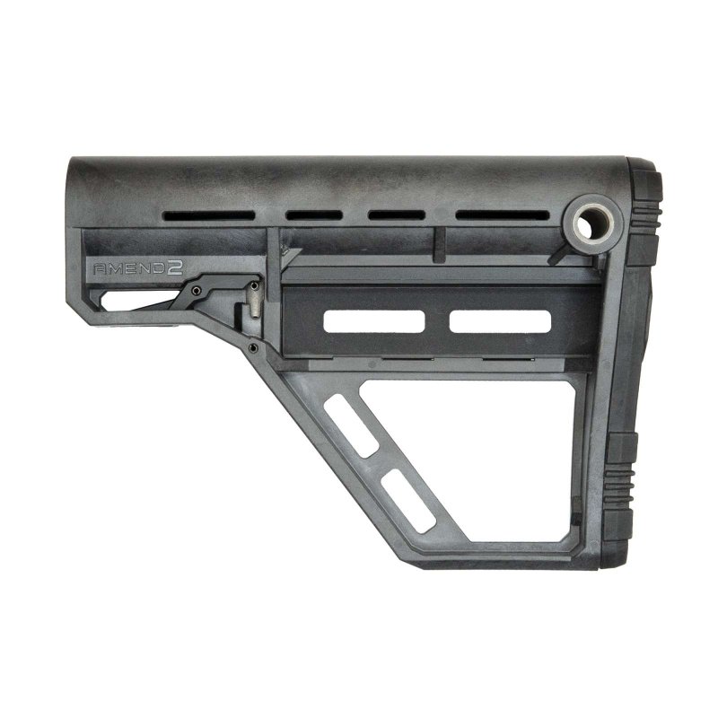 Amend2 A2AMSBASECBN Modular Stock AR-15 MilSpec M-LOK Carbon Gray