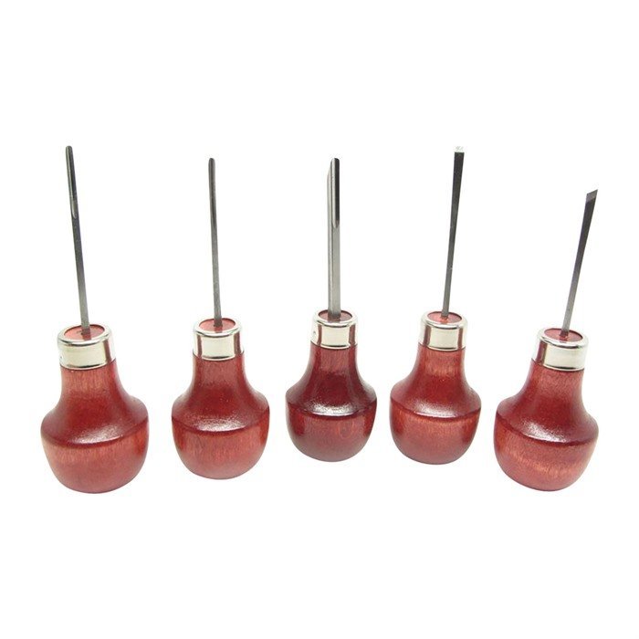 U.J. Ramelson #107M Sub Mini Palm Woodcarving 5-Piece Set