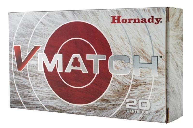 Hornady 81542 V-Match 22 ARC 62gr ELD-VT Rifle Ammo 20/Box