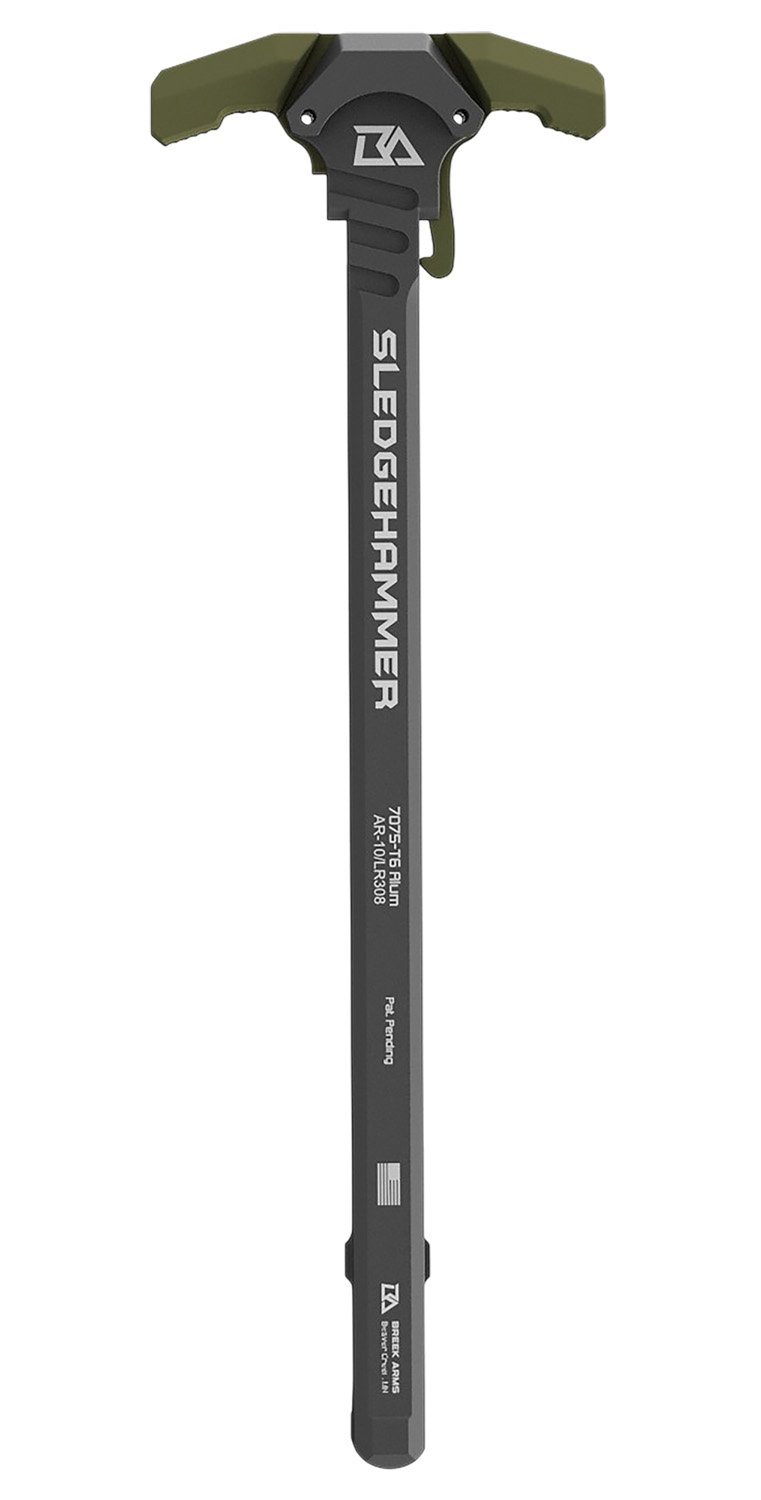 Breek Arms Sledgehammer AR-10/LR-308 Charging Handle OD Green