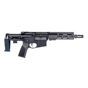 Geissele GDP Pistol, 5.56 NATO, 8 Threaded Barrel, HUXWRX FH, GDP Pistol Brace, Black, (Magazine not included)