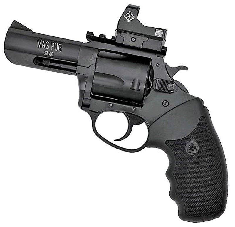 Charter Arms Mag Pug .357 Mag 3 In Black 5-Rounds Picatinny Rail