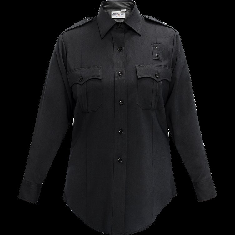 Flying Cross Justice Women's Long Sleeve Shirt LAPD Navy