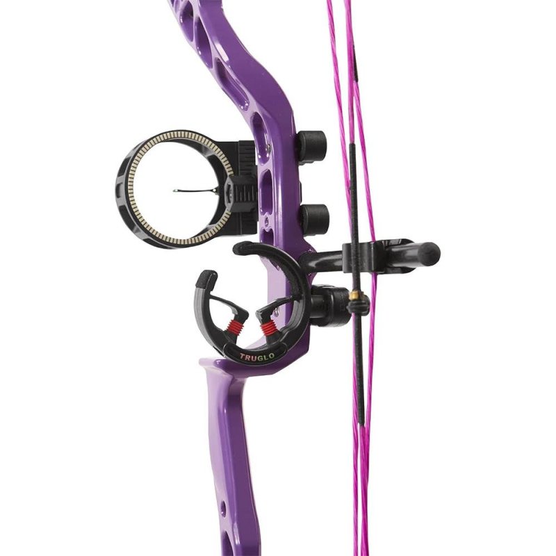 Diamond B12983 Atomic Bow Package Purple 12-24" 29 lbs RH Youth Compound