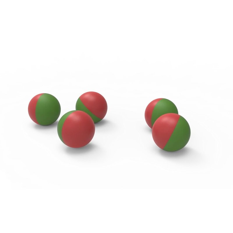 Byrna Technologies Pepper Projectiles .68 Cal 5ct Gray/Red
