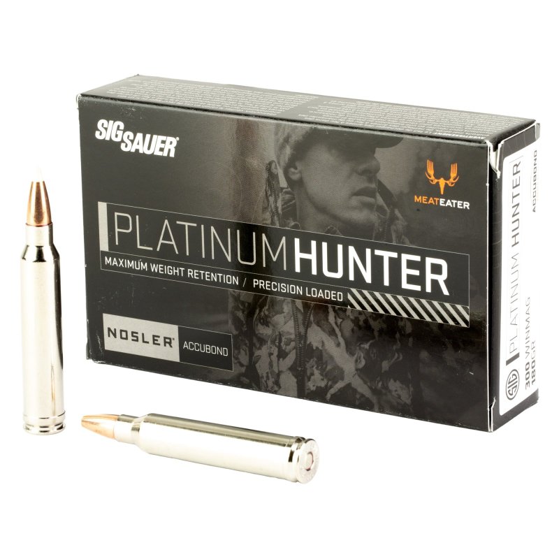 Sig Sauer E3WMPH18020 Platinum Hunter 300WM 180gr 20/Box