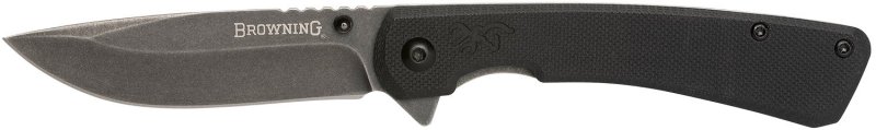 Browning 3220514 Rock EDC 3" Folding Knife, Black G10, 7Cr17MoV Blade