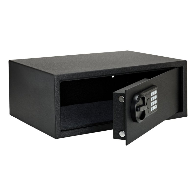 SnapSafe XL 75435 Black Steel Electronic Keypad Lock 20.5x14.8x8 In