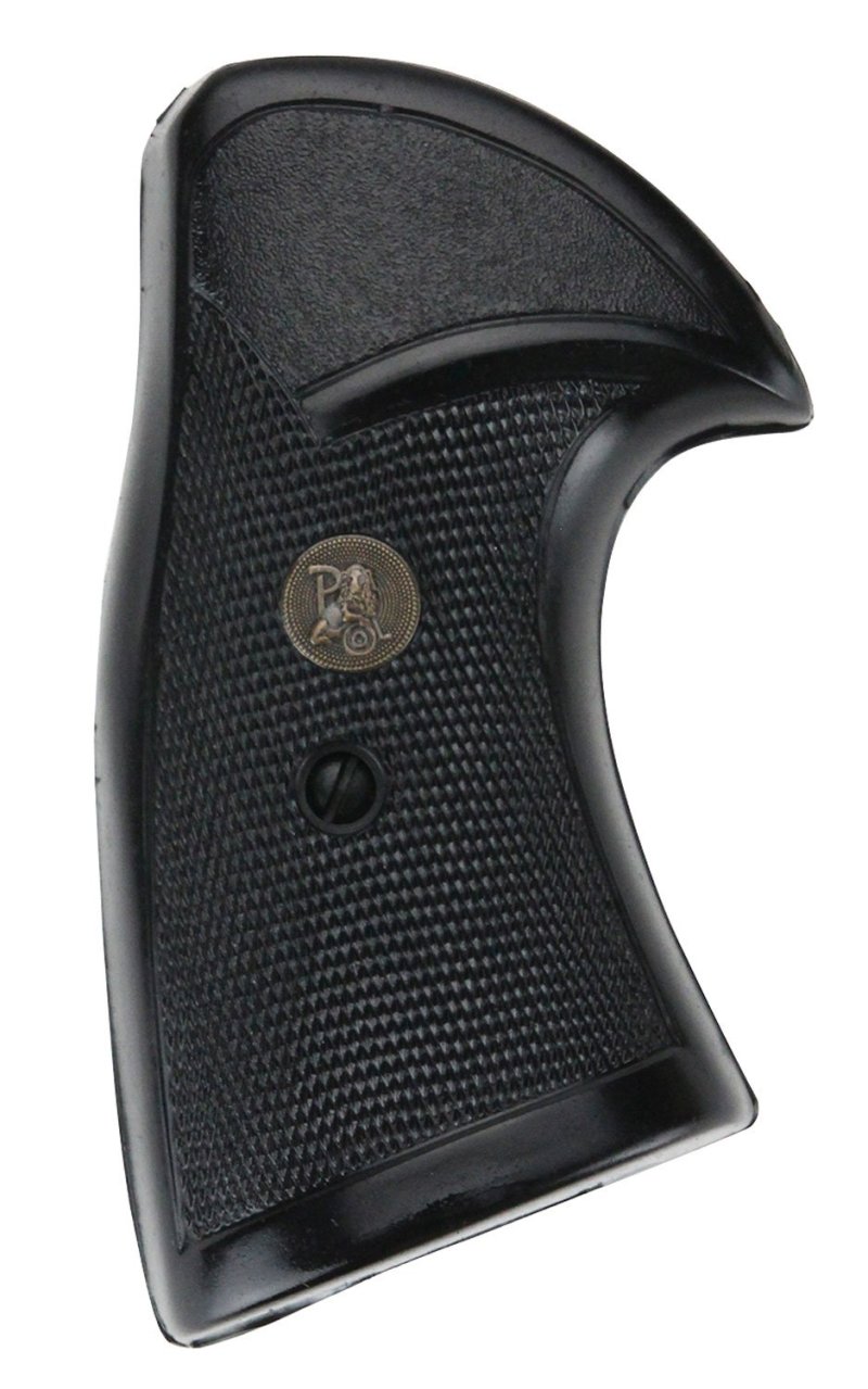 Pachmayr 03267 Grip Black Rubber for S&W K/L Frame Square Butt