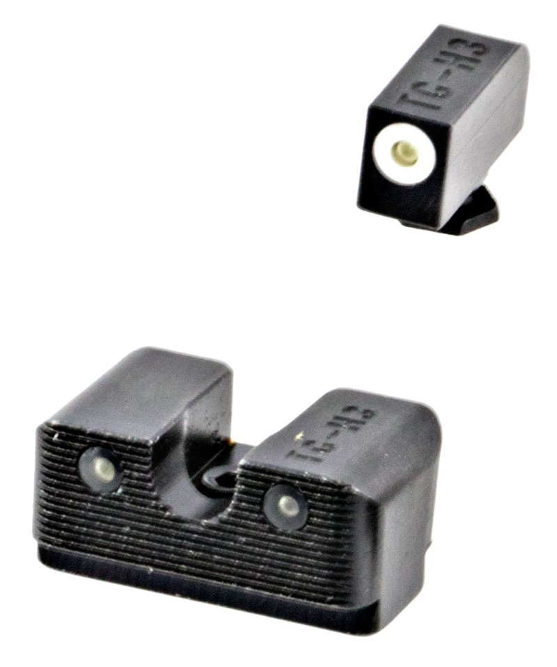 TruGlo Tritium Pro Night Sights White/Green for Glock