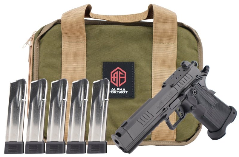 AF AF1911 Romulus 9mm 4.25 In Compensated DLC Slide Optic-Ready
