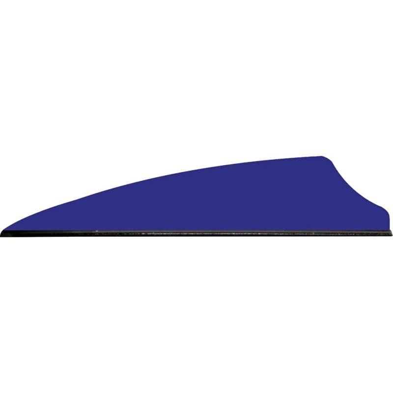 Q2i Q06042 Fusion X-II Aerodynamic Vanes Blue 2.5" 100 Pack