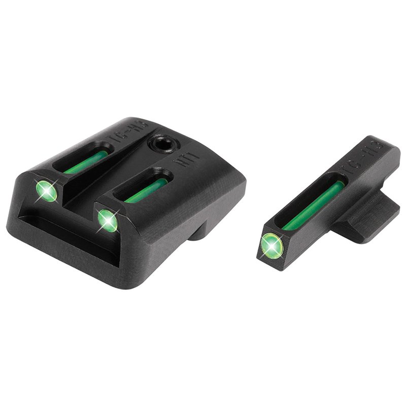 TRUGLO TFO 1911 Government Novak LoMount Fiber Optic Green