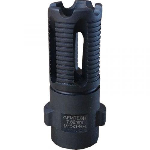 Gemtech Quickmount 12161 Muzzle Brake 30 Cal 7.62mm 15x1mm RH