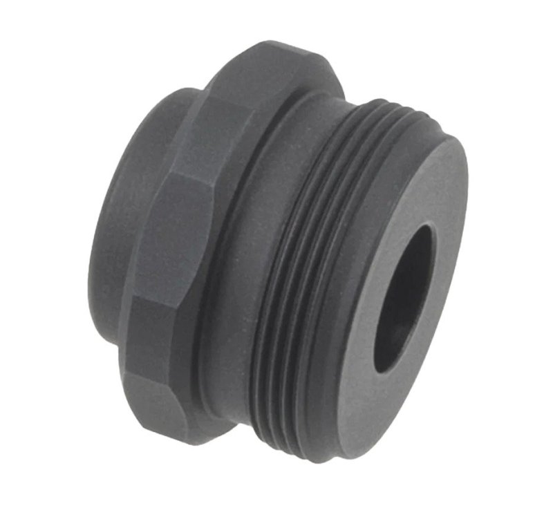 JK JK105PLTM13 Threaded Silencer Tactical Black Finish